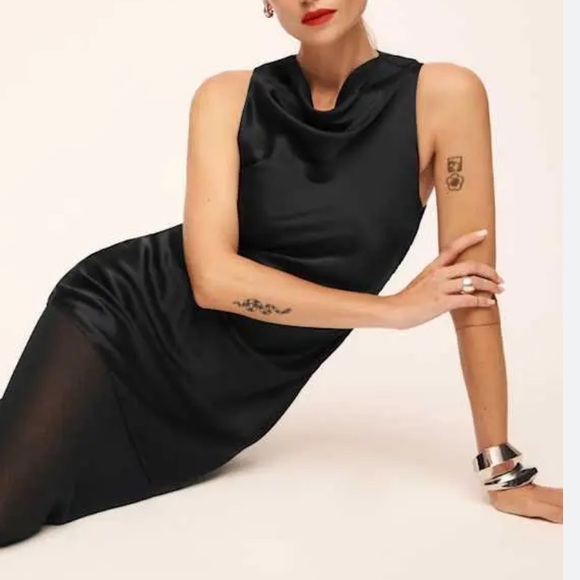 NEW NWT Reformation Logan Silk Dress - Picture 2 of 4